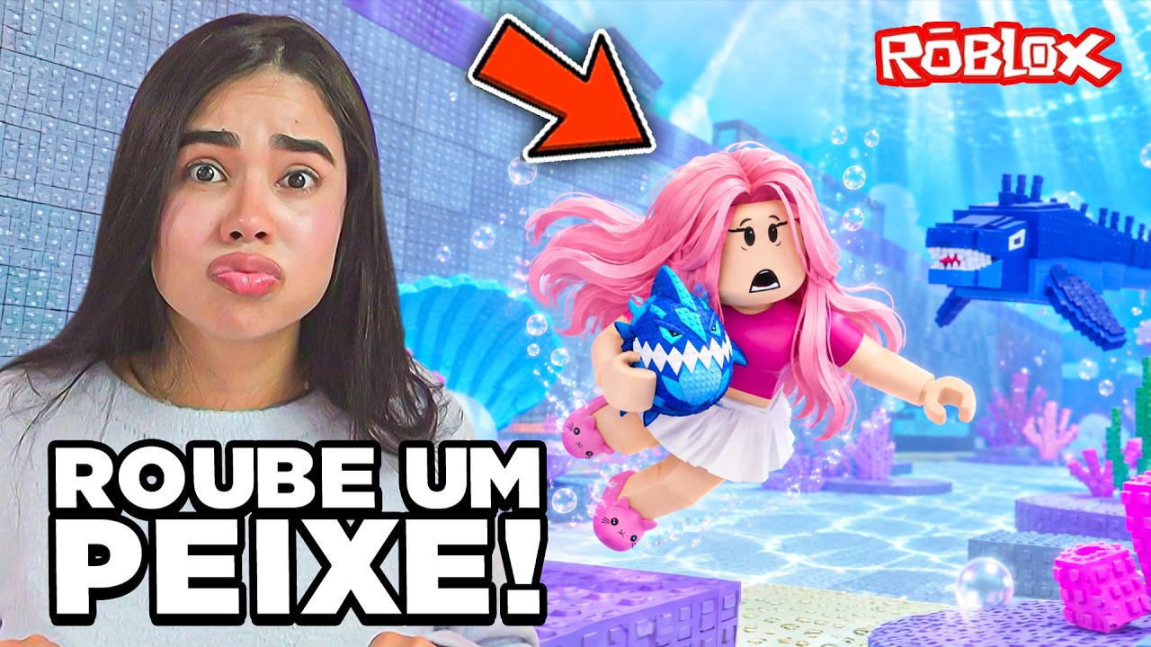 ROUBE UM  OVO MAS ESTAMOS EMBAIXO DA ÁGUA NO ROBLOX