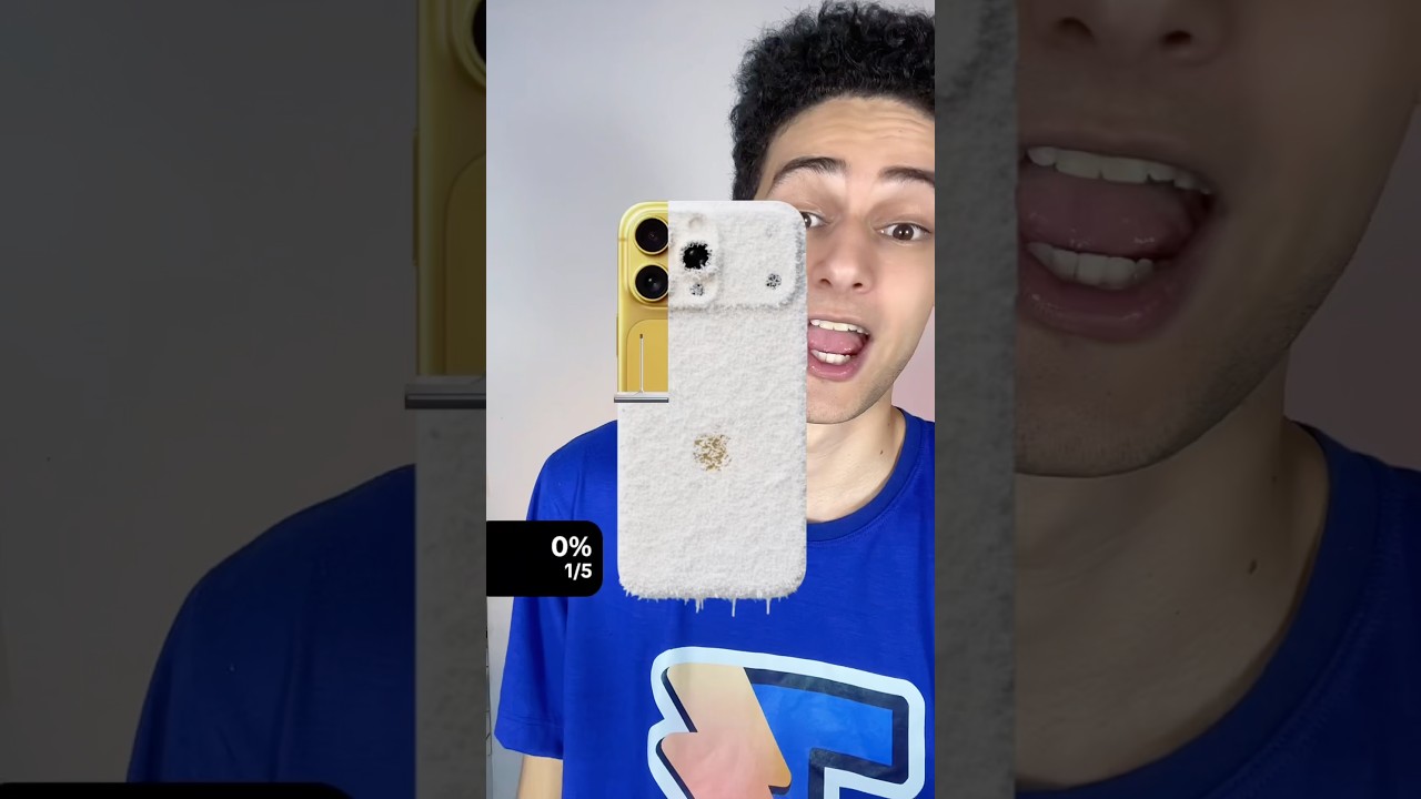 Precise sequence of the Cosmic Gold iPhone 17 Pro Max #shorts #noads