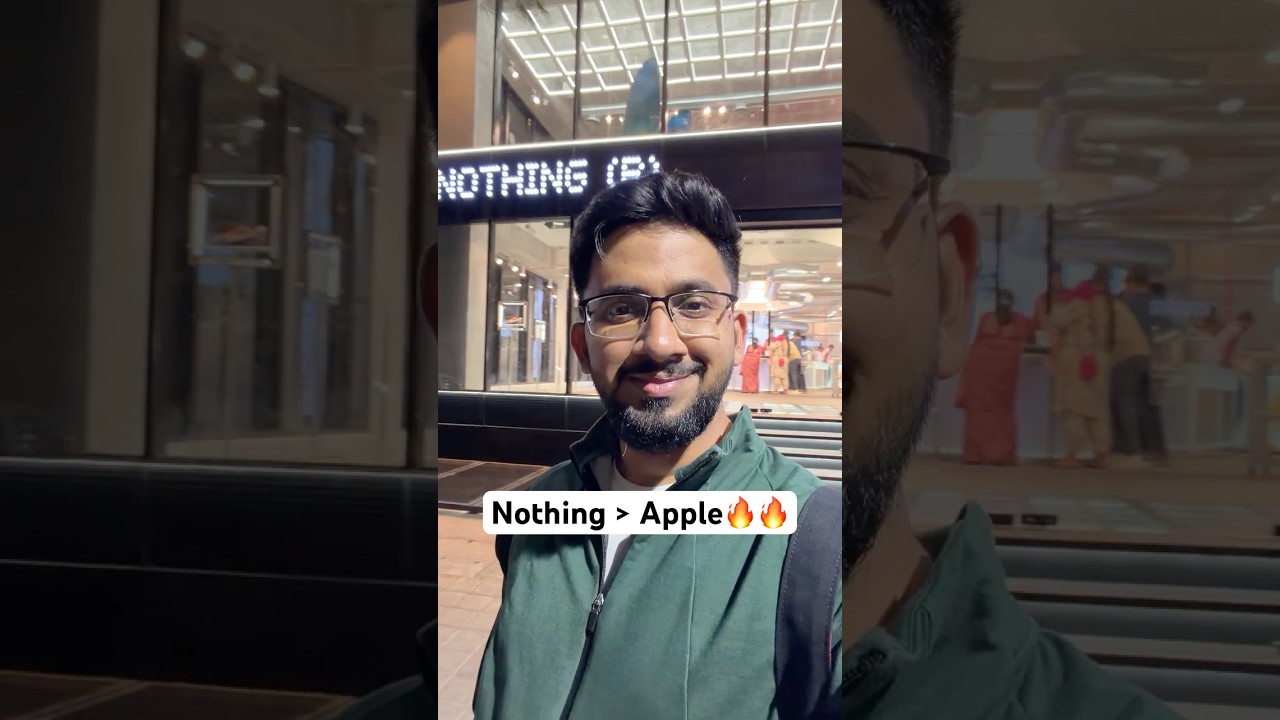 Apple a thooki sapta Nothing🔥 Nothing India Store Bangalore😍