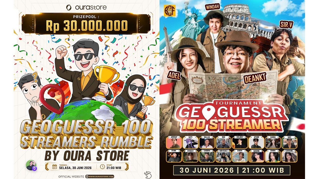 AKU IKUT TURNAMENT GEOGUSSER OURASTORE!