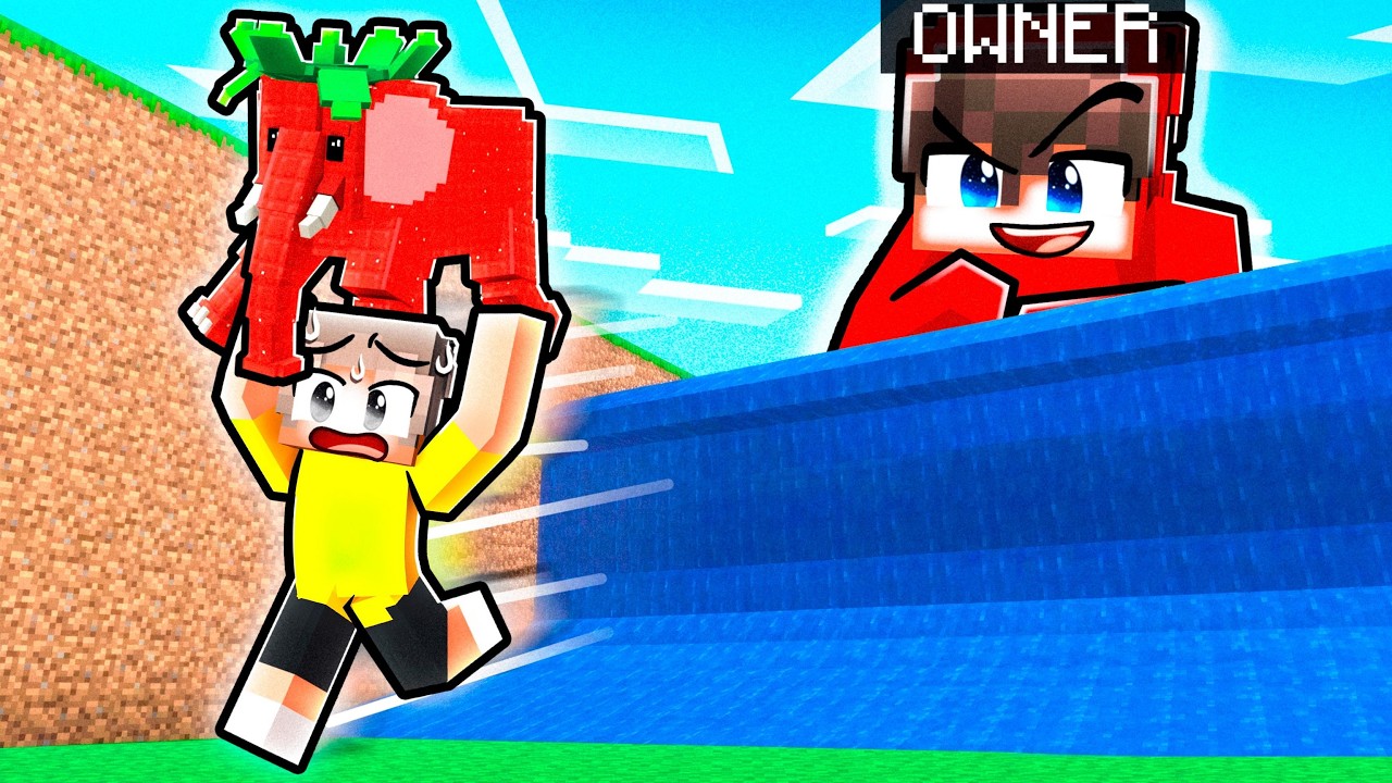 I Pretended to be the OWNER of Escape Tsunami! (Minecraft)