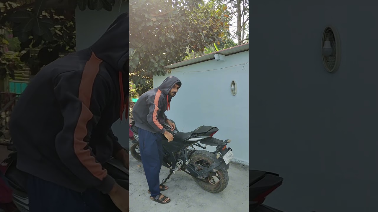 r15 ഉള്ള ഞാൻ 🏍️ waite for end 😂🤣 #shorts
