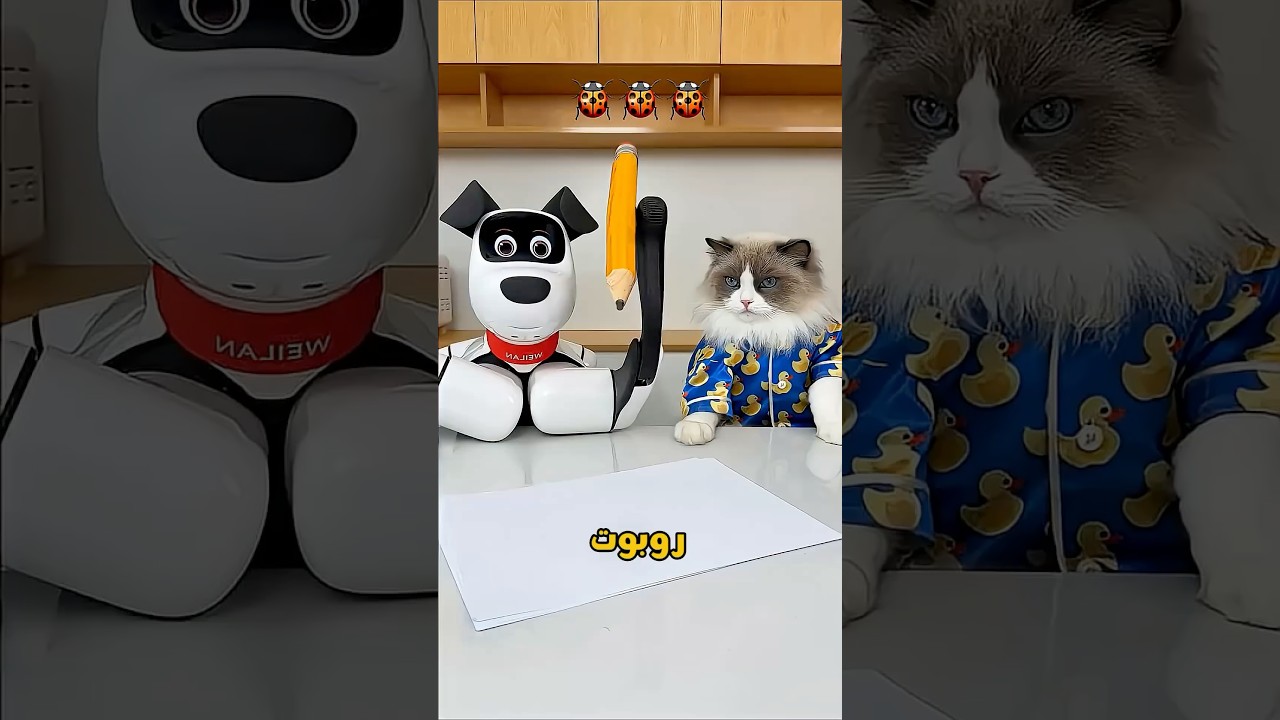 يا ربي إمسكو الحشرة دي بسرعة! 😳 #Catsoftiktok #CatLovers #cat #cute #FunnyCats#catcartoon