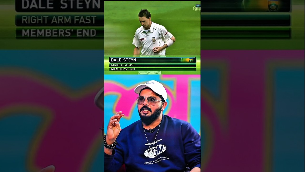 S Sreesanth face Dale steyn first time😯😲😱#cricketshorts #cricketcontent