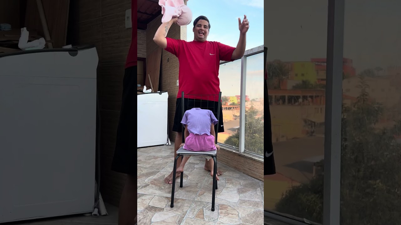 Trolei ela com cabeça de balão #funny