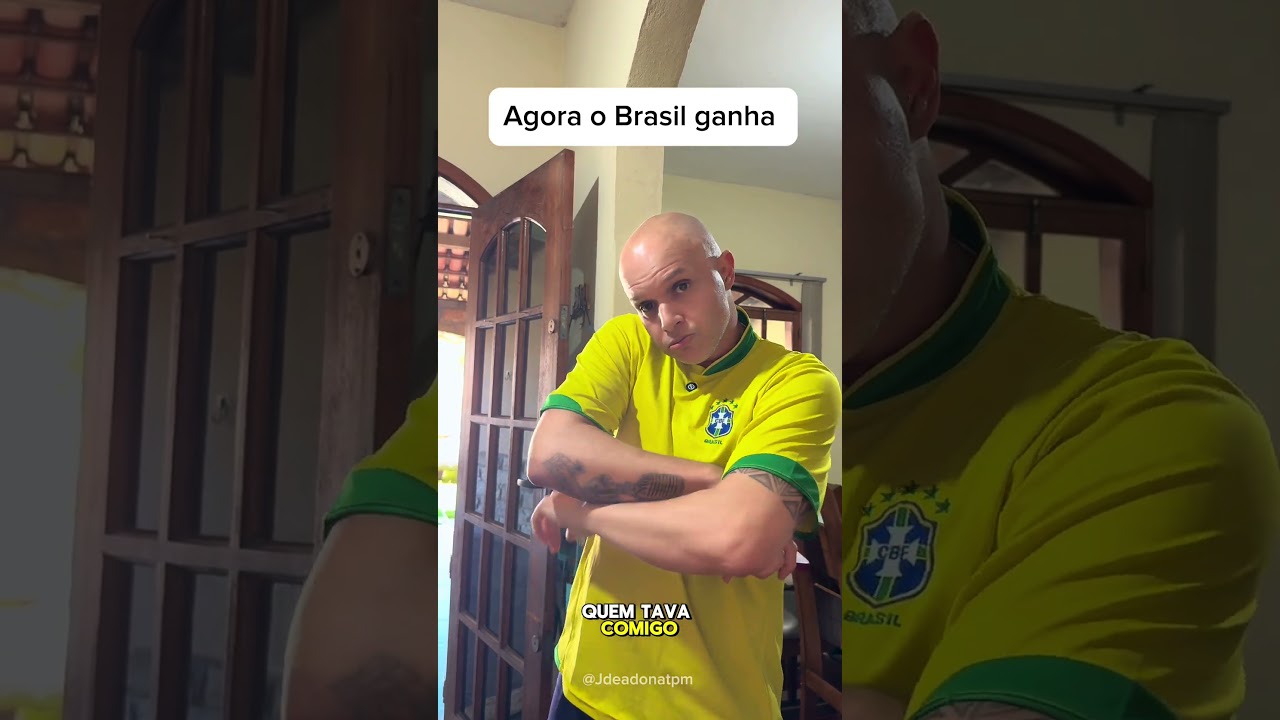 Fiz certo em não assistir o jogo do Brasil com minha esposa? #copa2026 #shorts  #memes #humor #fy