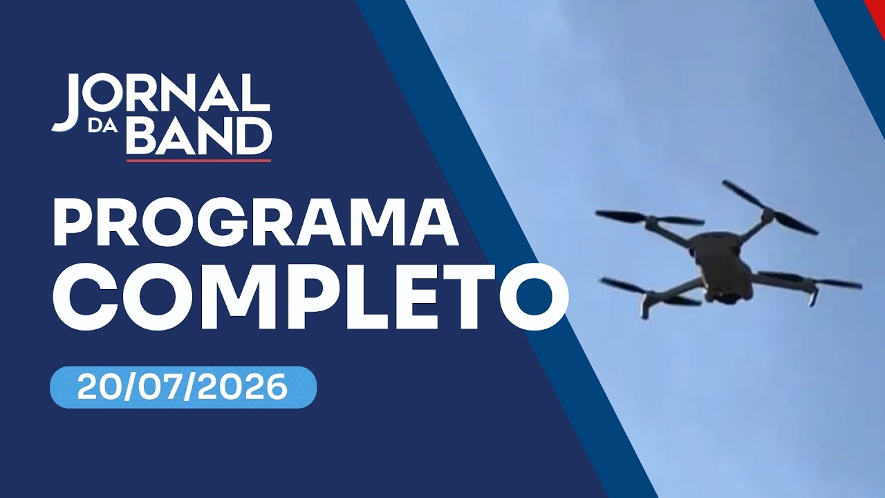 Rio de Janeiro registra 5 ataques de drones com granadas em 2 meses | JORNAL DA BAND - 20/07/2026