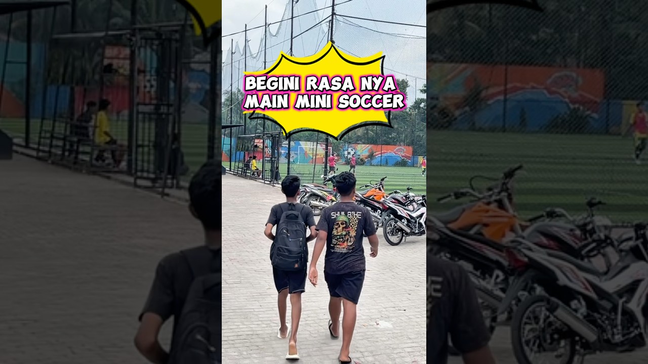 Begini rasa nya main di sini #wakmi #minisoccer #videolucu #seru #soccer