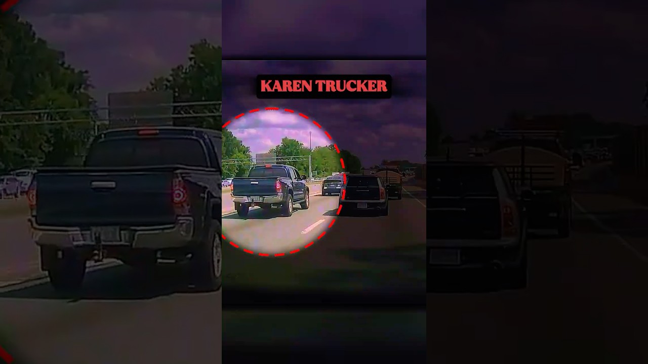 Karen Truck Driver Karma 💀