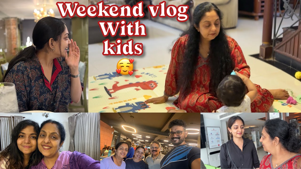 Weekend vlog with kids | Sindhu krishna 