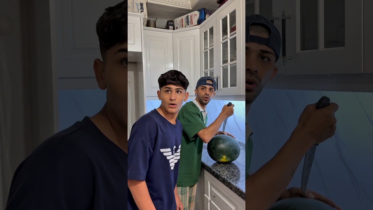 Yiğitle Karpuzu Bir Türlü Kesemedik #shortvideo #shorts #comedy #trending