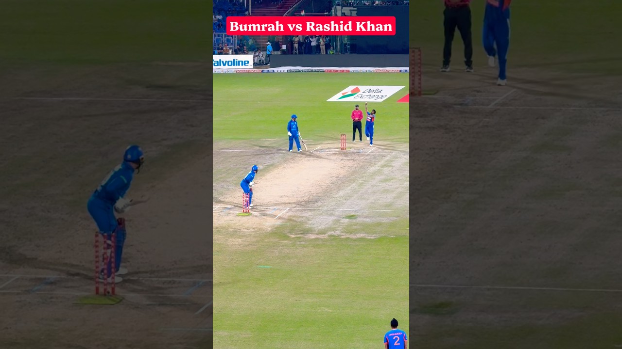 Bumrah vs Rashid Khan 💀💀#indiavsafghanistan