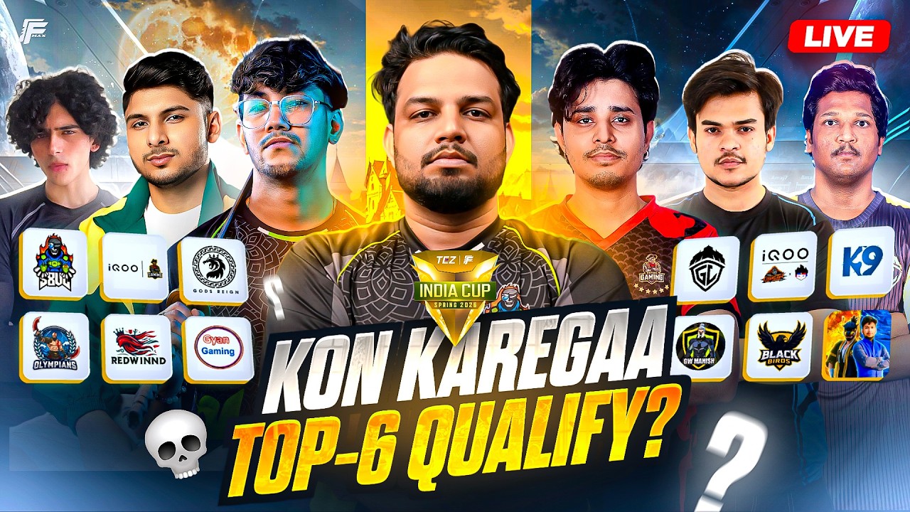GROUP A KE MATCHES HONGE AAJ - KON KAREGA TOP 6 QUALIFY - #ff #tournament #freefirelive