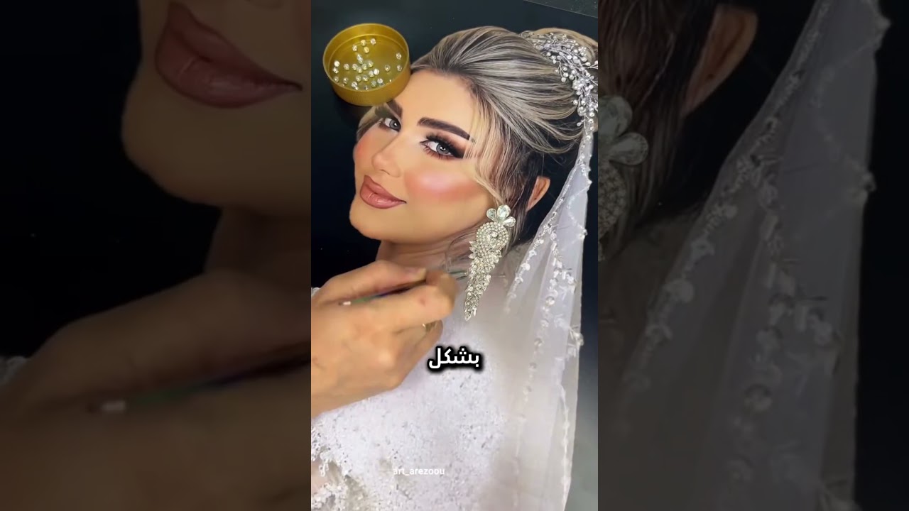 حولت صور الزفاف للوحات فنية خرافية 😮 | #shorts