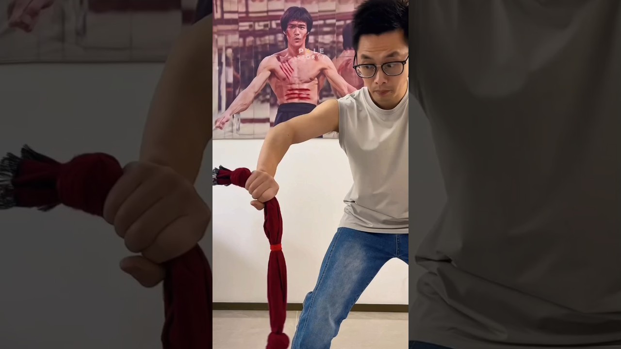 Cukup Dengan Kain Untuk Latihan Nunchaku!! #shorts