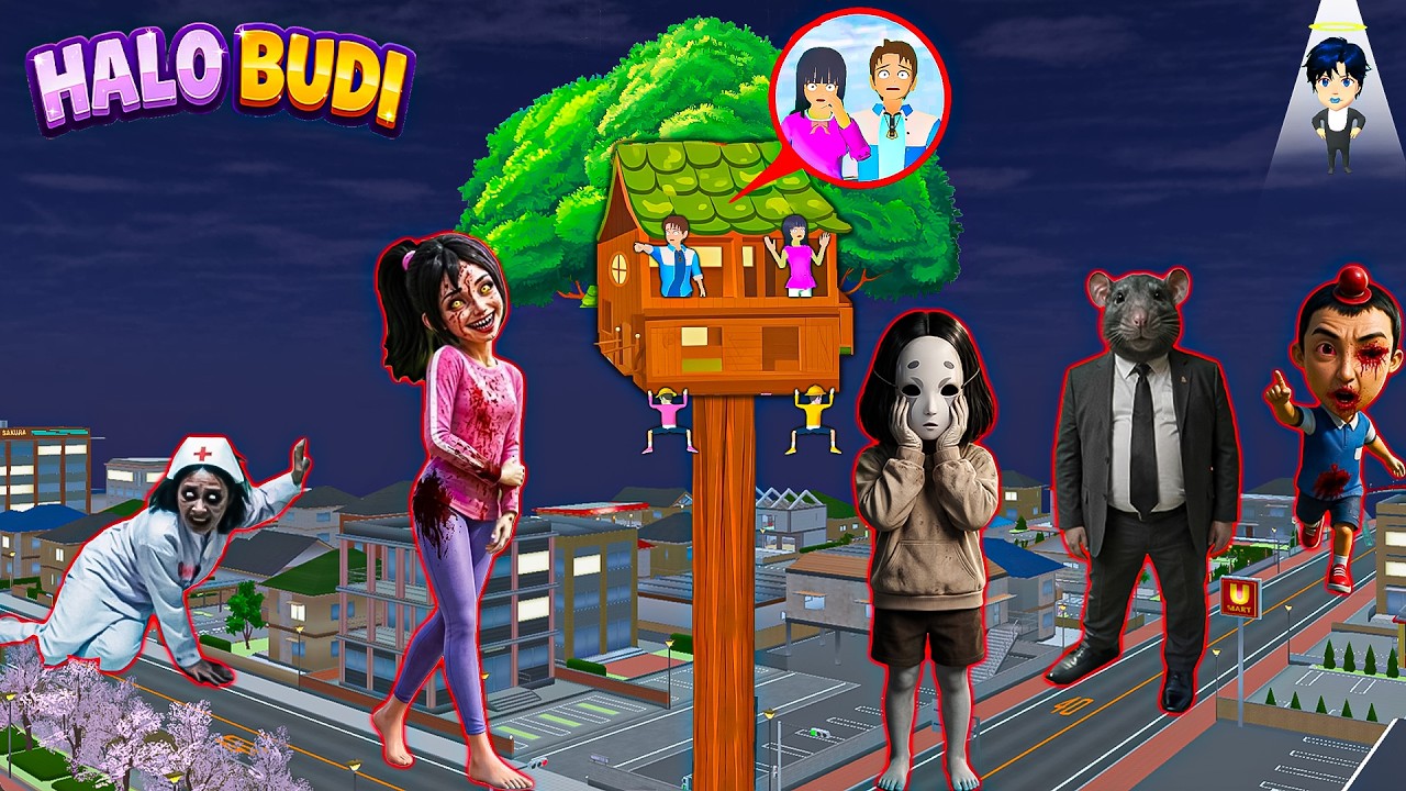 Yuta Mio Buat Rumah Pohon Paling Aman Dari Pasukan HANTU IBU BILANG PAKAI INI DULU Di Kota Sakura😱