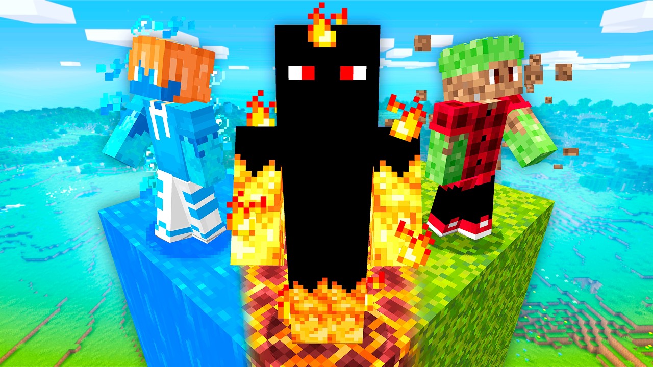 Athos Ficou PRESO na CHUNK com ELEMENTAIS