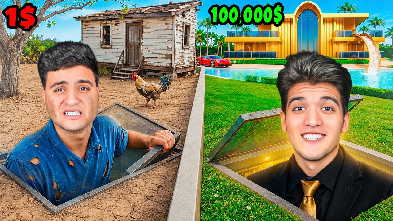 تحدي غرفة سرية بـ1$ 🤯 مقابل 100,000$ 🤑 بلال ( راح فيها ) 🤕 !