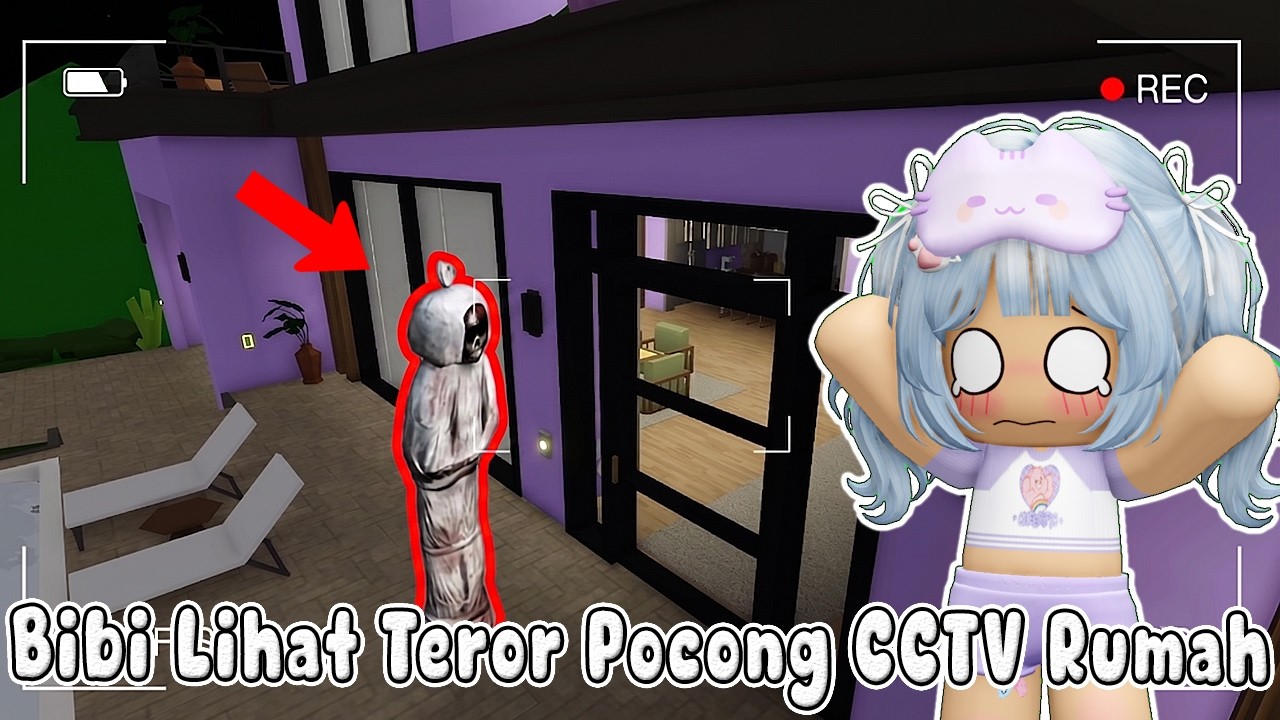 BIBI LIHAT PENAMPAKAN  POCONG KELILING DI CCTV RUMAH BARU  BIMALA || BROOKHEAVEN🏡ROBLOX INDONESIA