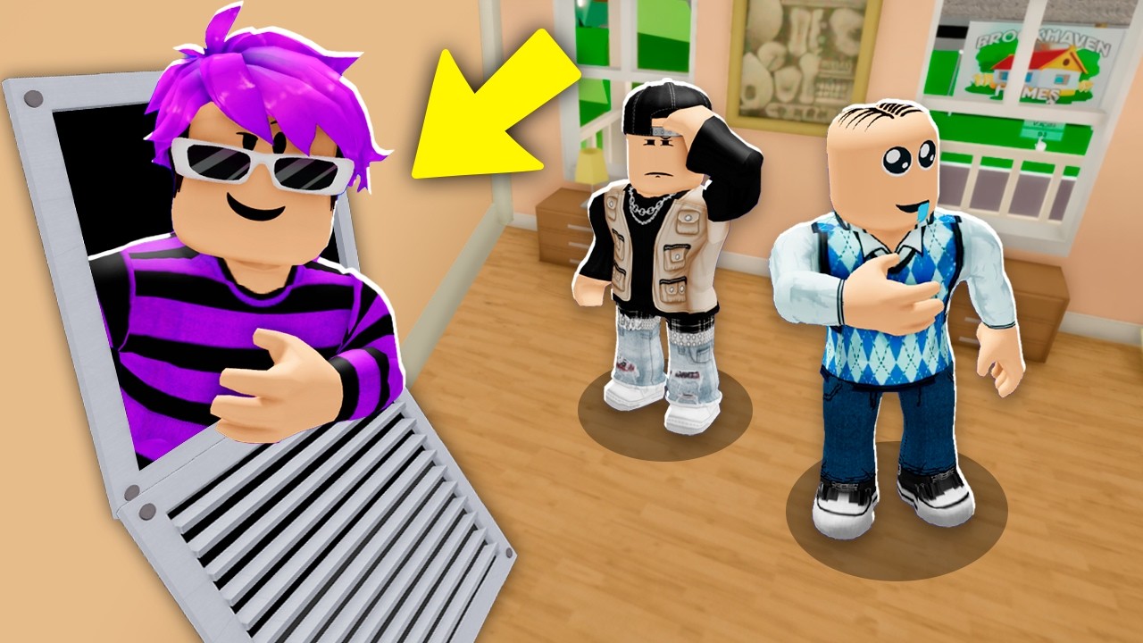 CONSTRUI UMA SALA SECRETA no BROOKHAVEN