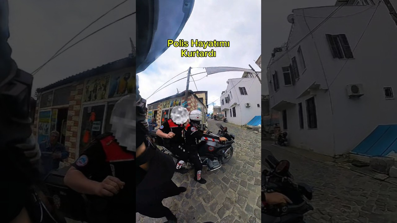 Polisler Hayatımı Kurtardı🇹🇷 #motovlog #polis #yardım #haber #viral