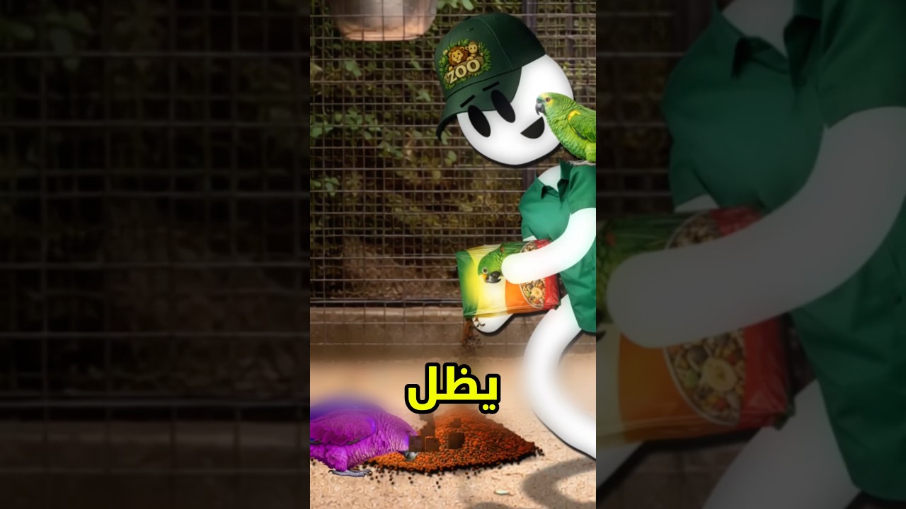 جاب العيد بسبب الببغاء 😱 #youtubeshorts