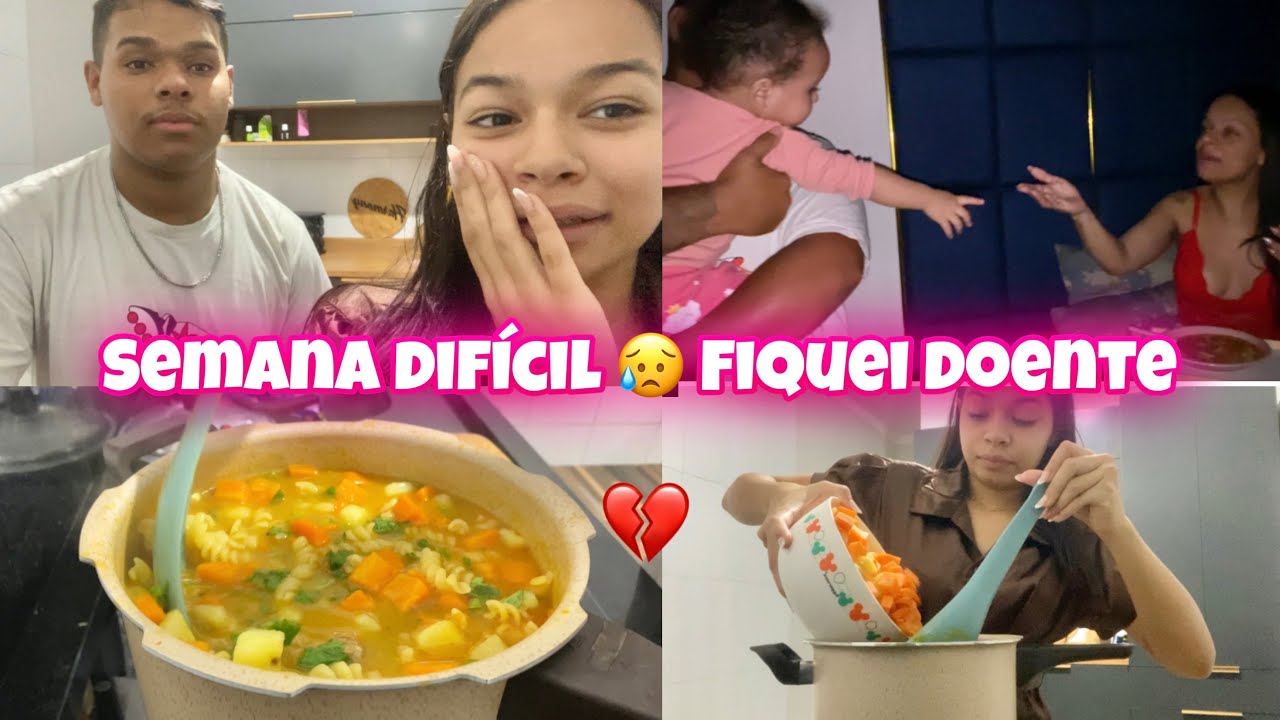 FIQUEI MUITO DOENTE E FRACA  - MEUS FILHOS CUIDARAM DE MIM - SOPA NO JANTAR 
