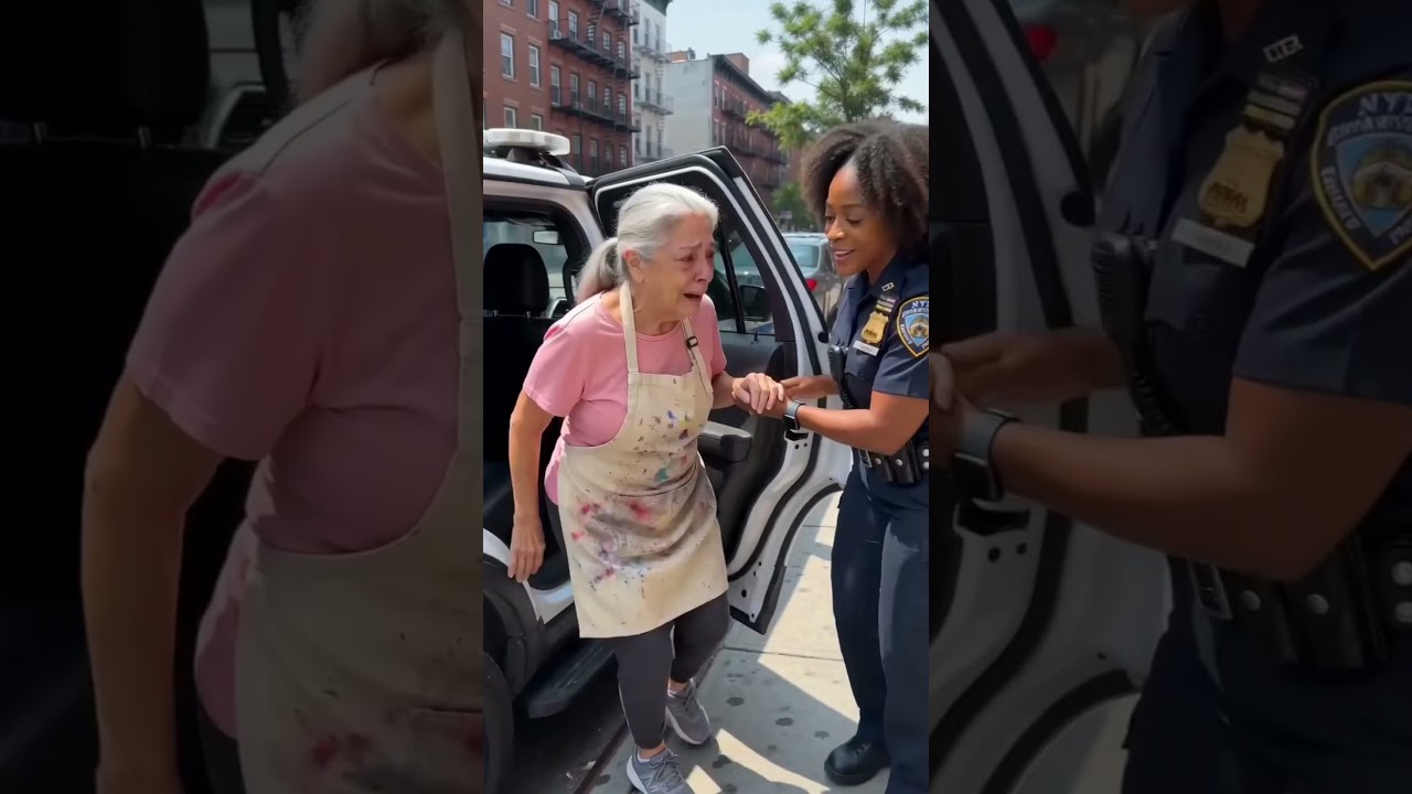 Kind-Hearted Officers Changed the Life of an Elderly Street Artist ❤️🤩