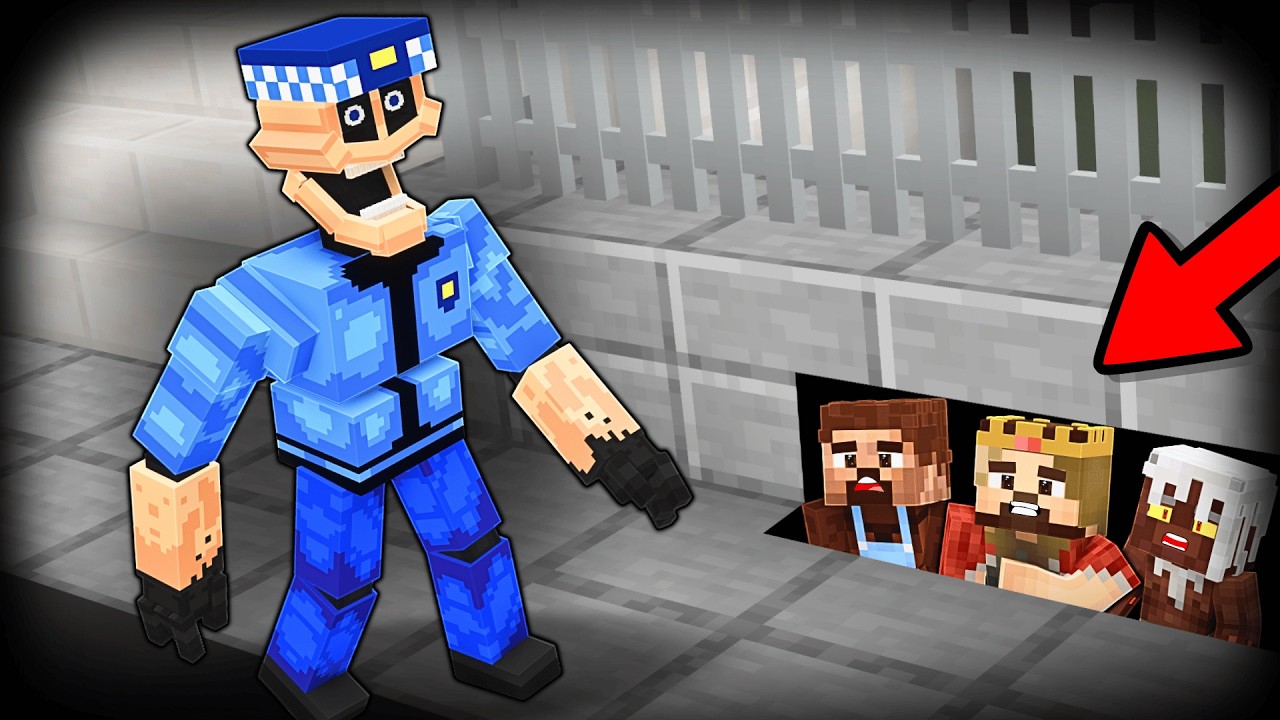 CANAVAR KEREM KOMİSERDEN SAKLANIYORUZ! ￼😱 - Minecraft