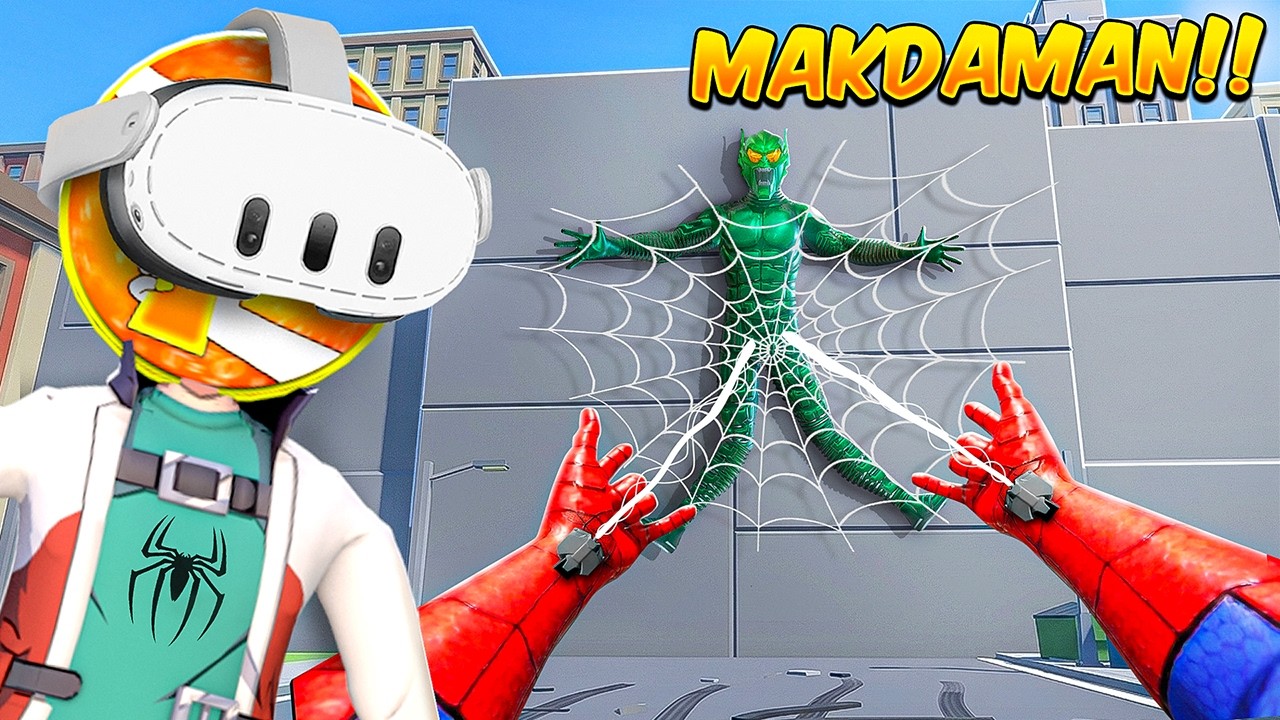 I BECAME A SPIDERMAN IN VR!