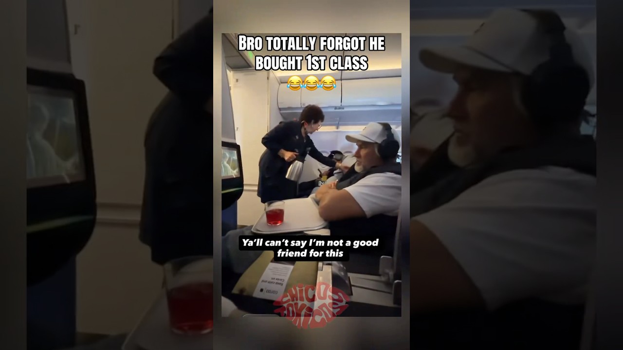 He forgot he paid for first class😂NEW VLOG LINKED ABOVE⬆️#hispanic #comedy #chicostoxicos #shorts