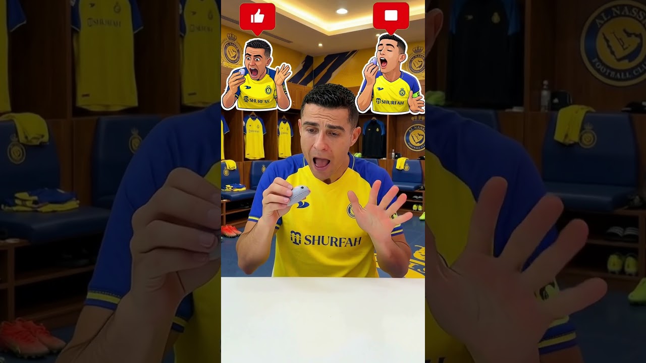 Ronaldo Mouse Trend 🐭 #ronaldo