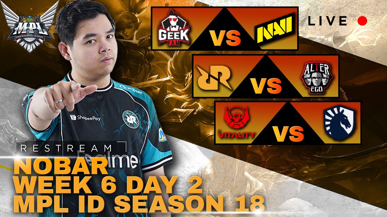 BTR VS TLID | R7 RESTREAM MPL ID S18 WEEK 6 DAY 2 | top up nya di r7store.id #mlbbidcreator