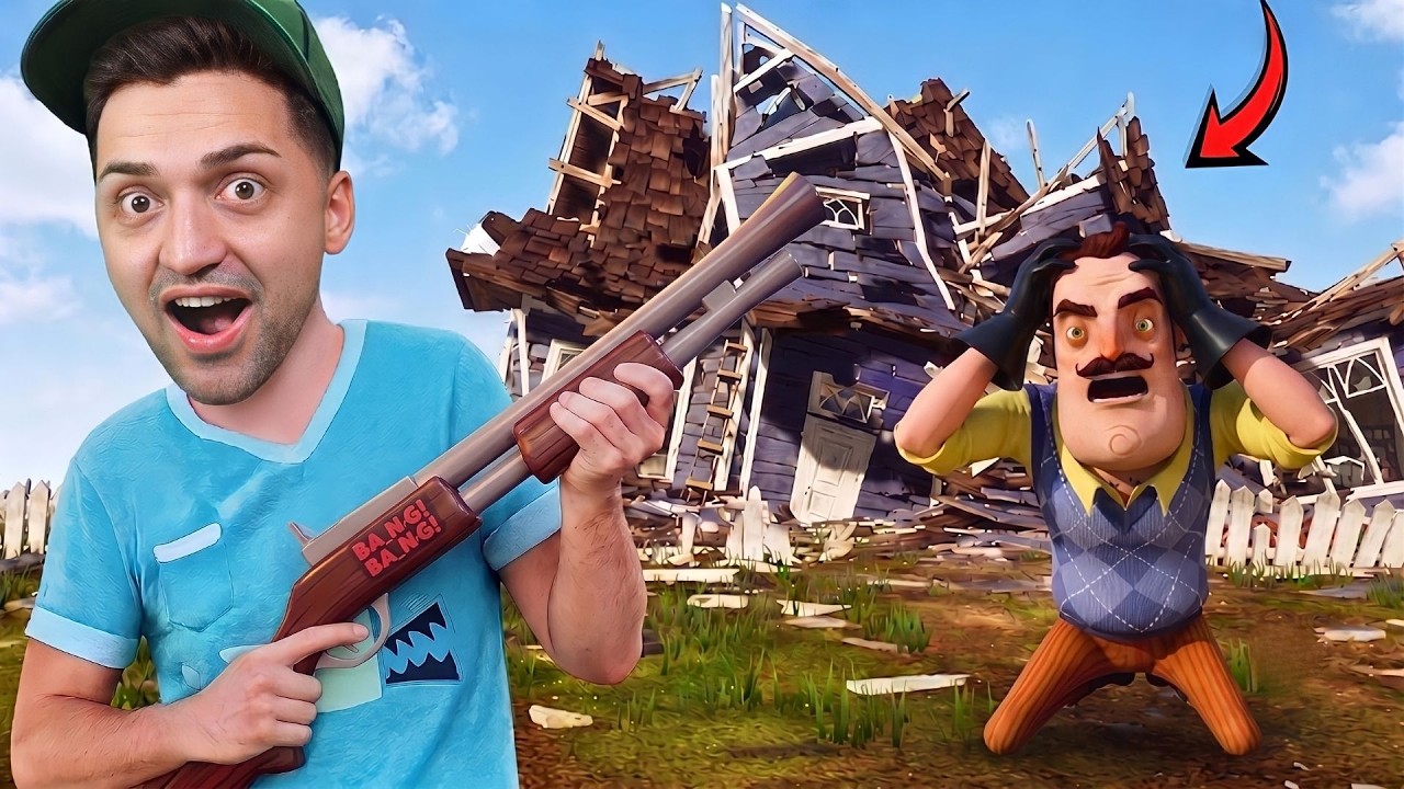 HELLO NEIGHBOR'U POMPALIYLA BİTİRDİM!