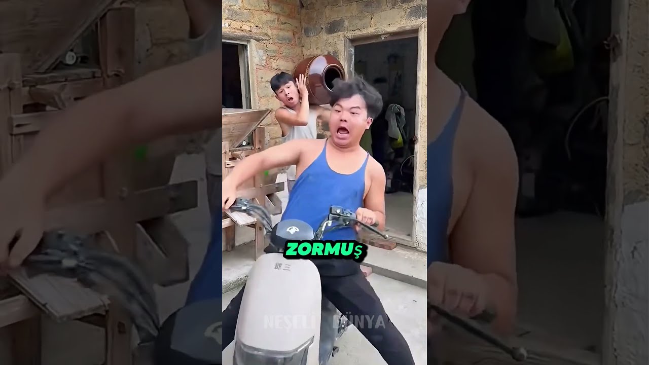 😂🏍️ Motoru Öğrenmek İsterken Hastanelik Oldu!