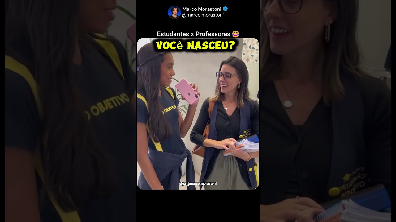 Trend: Estudantes x Professores😂 #motivação #inspiração #felicidade #divertido #escola #professor