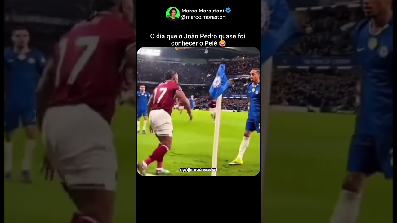 João Pedro quase conheceu o PELÉ😂#shorts #futebol #engraçado