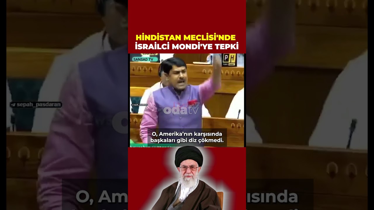 Hindistan Meclisi'nde, ABD ve İsrail ile yakın ilişkiler kuran Başbakan Modi protesto edildi