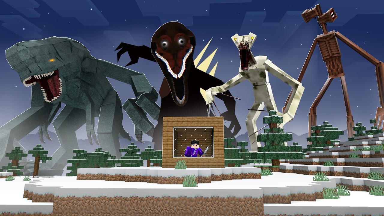 Adicionei TERROR COLOSSAL no Minecraft… (PERIGO DE MEGALOFOBIA)