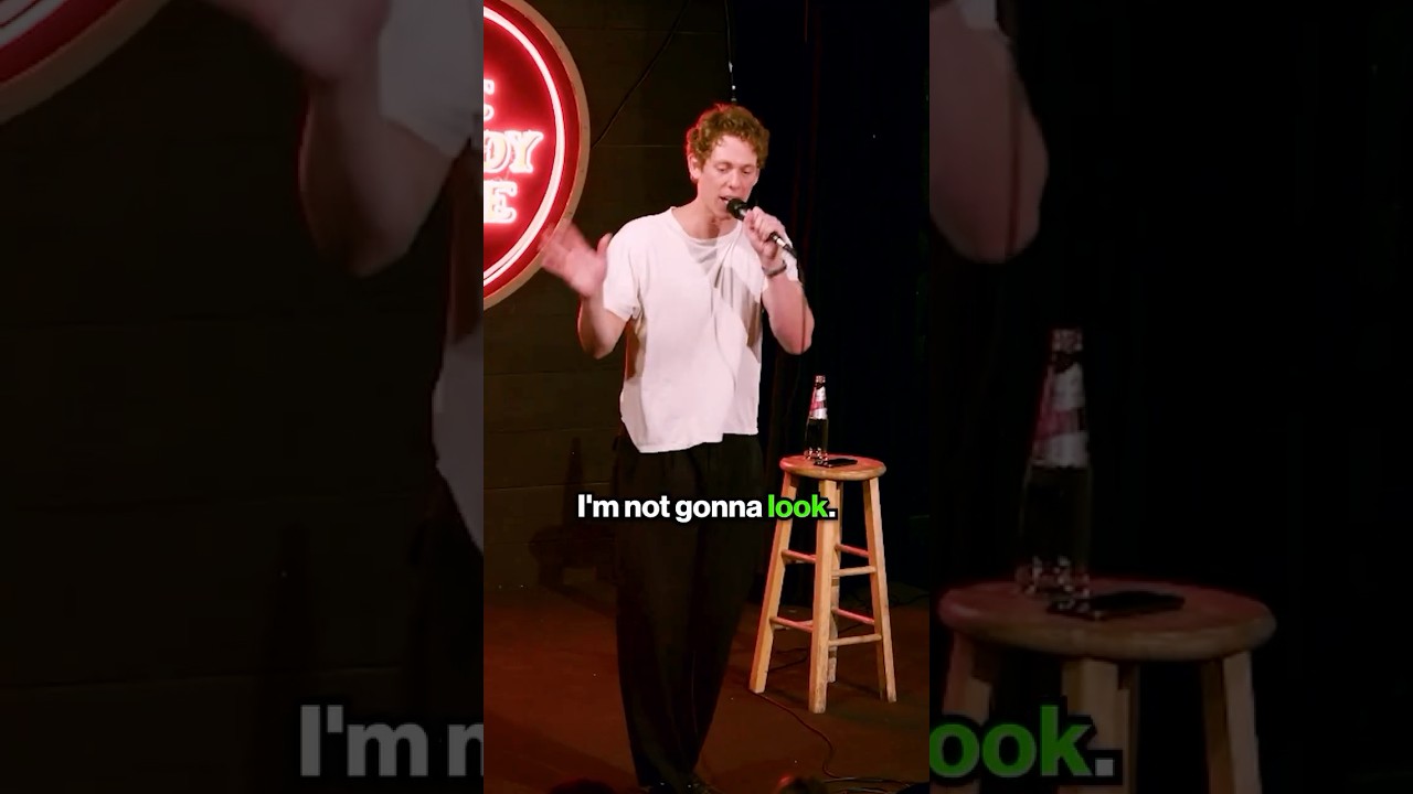 This woman in the front row kept distracting me through my whole show