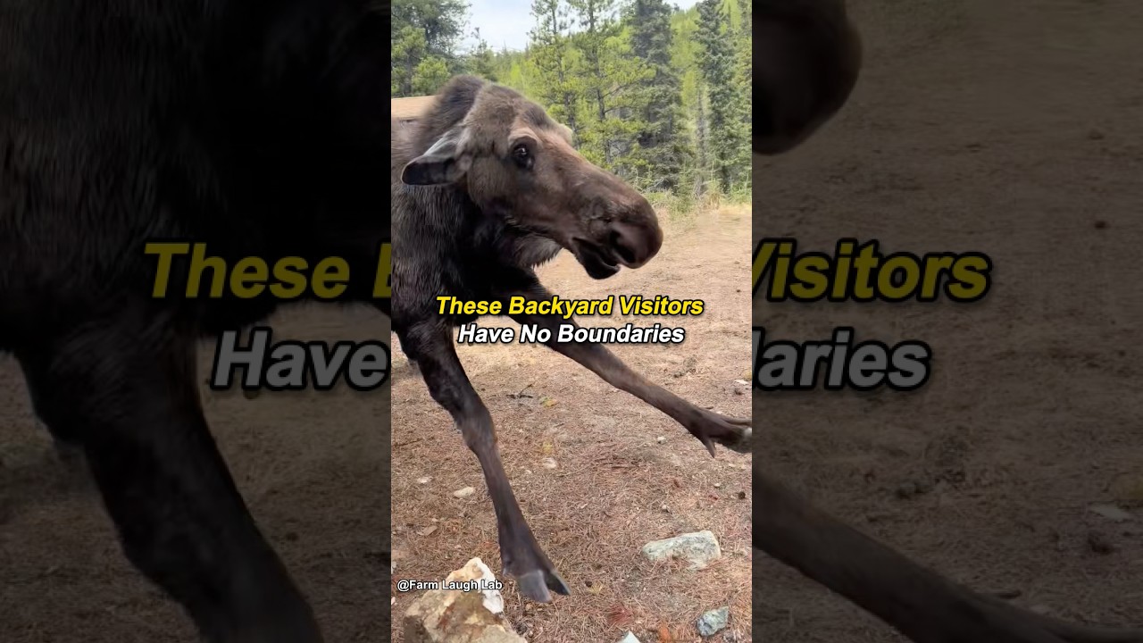 When Wildlife Takes Over Your Backyard #backyardwildlife #wildlifeencounters #funnyanimals #shorts