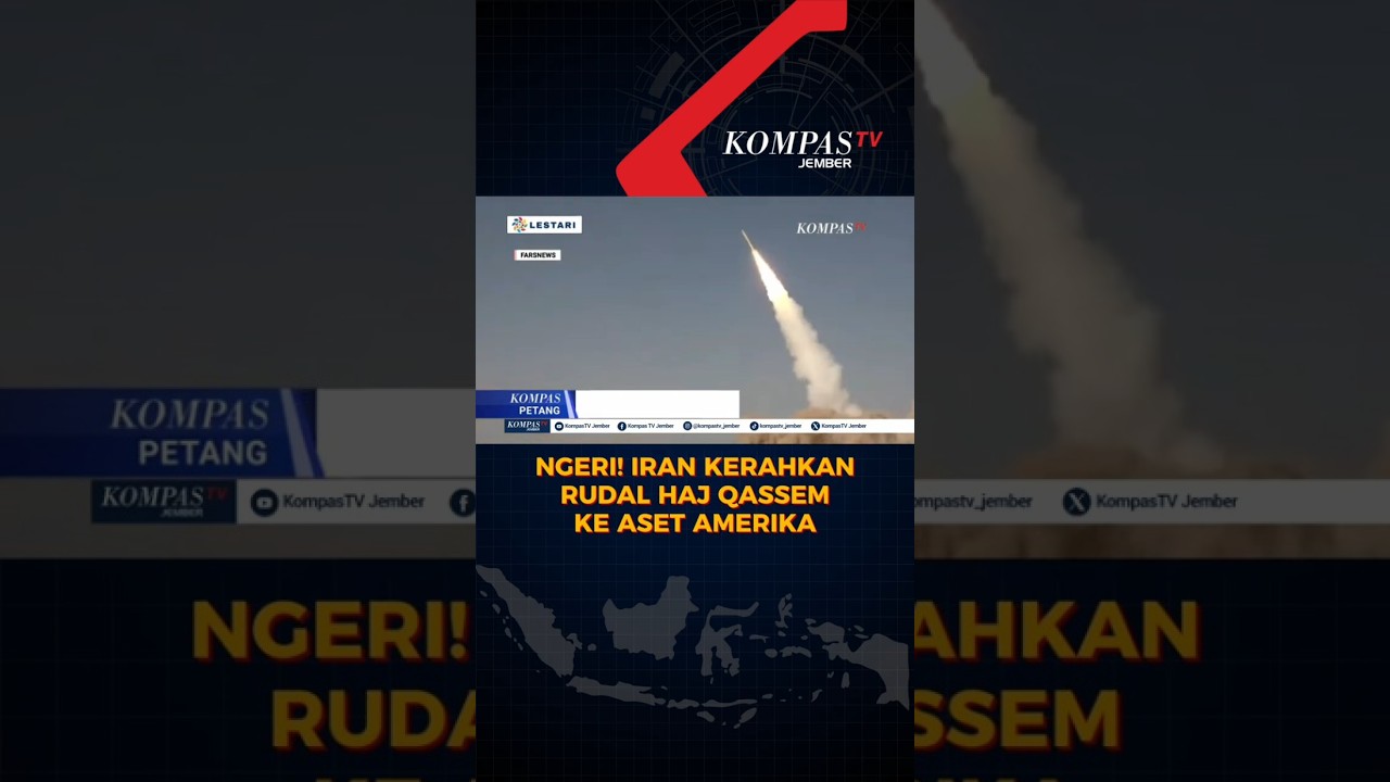 KEJUTAN IRAN! Drone Naser-2 & Rudal Haj Qassem Bombardir Aset Baru Amerika