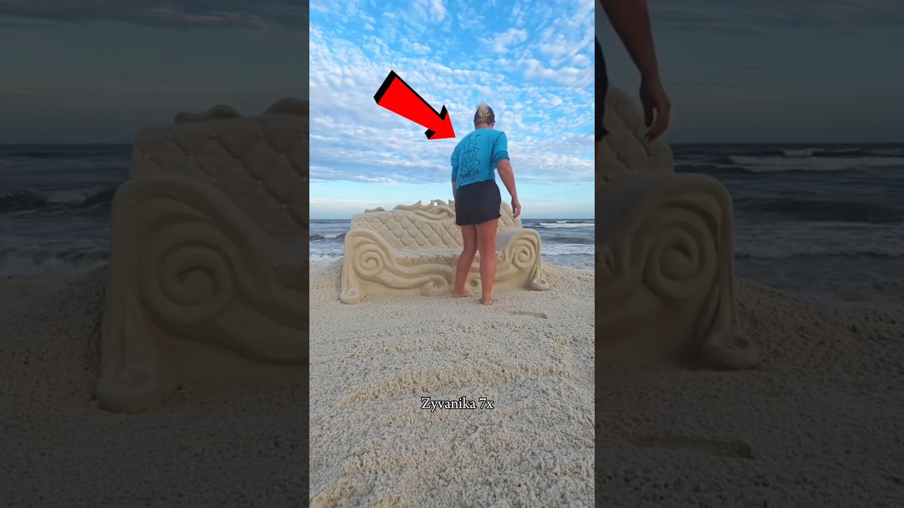 Sofá de Areia😱 #catsoftiktok #CatLovers #cat #cute #funnycats #catcartoon #fyp