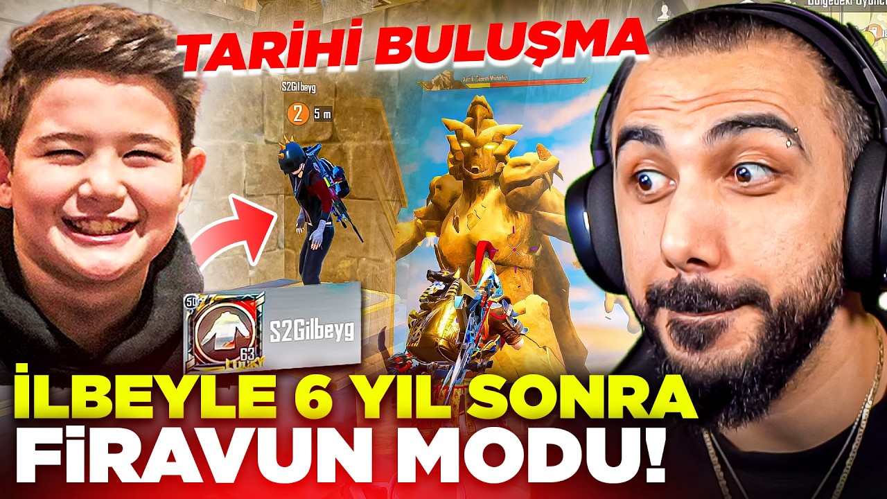 İLBEYLE YILLAR SONRA FİRAVUN MODUNU OYNADIK! 🥹 (ÖZLENEN BULUŞMA) PUBG Mobile