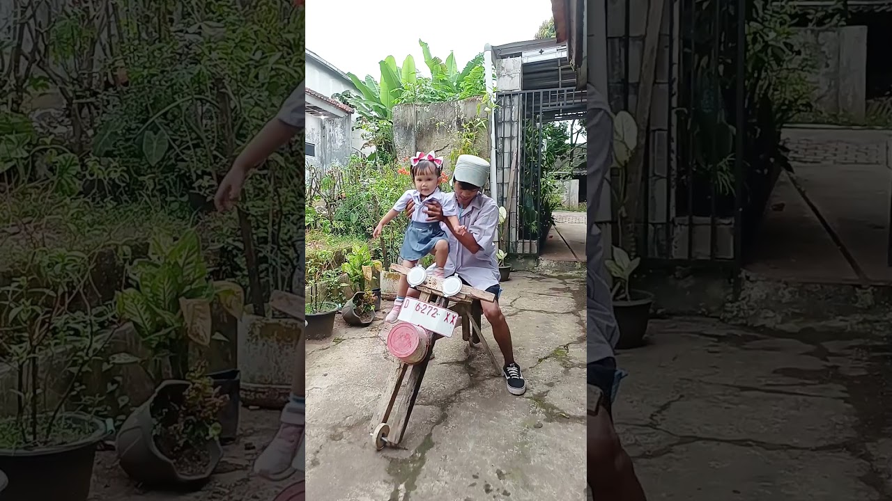 The motorbike is cool and trendy