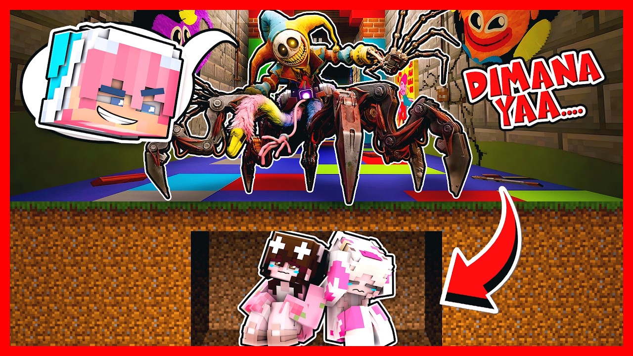 HIDE AND SEEK TAPI ATUN BERUBAH MENJADI PROTOTYPE POPPY PLAYTIME CHAPTER 5 !! Feat @sapipurba