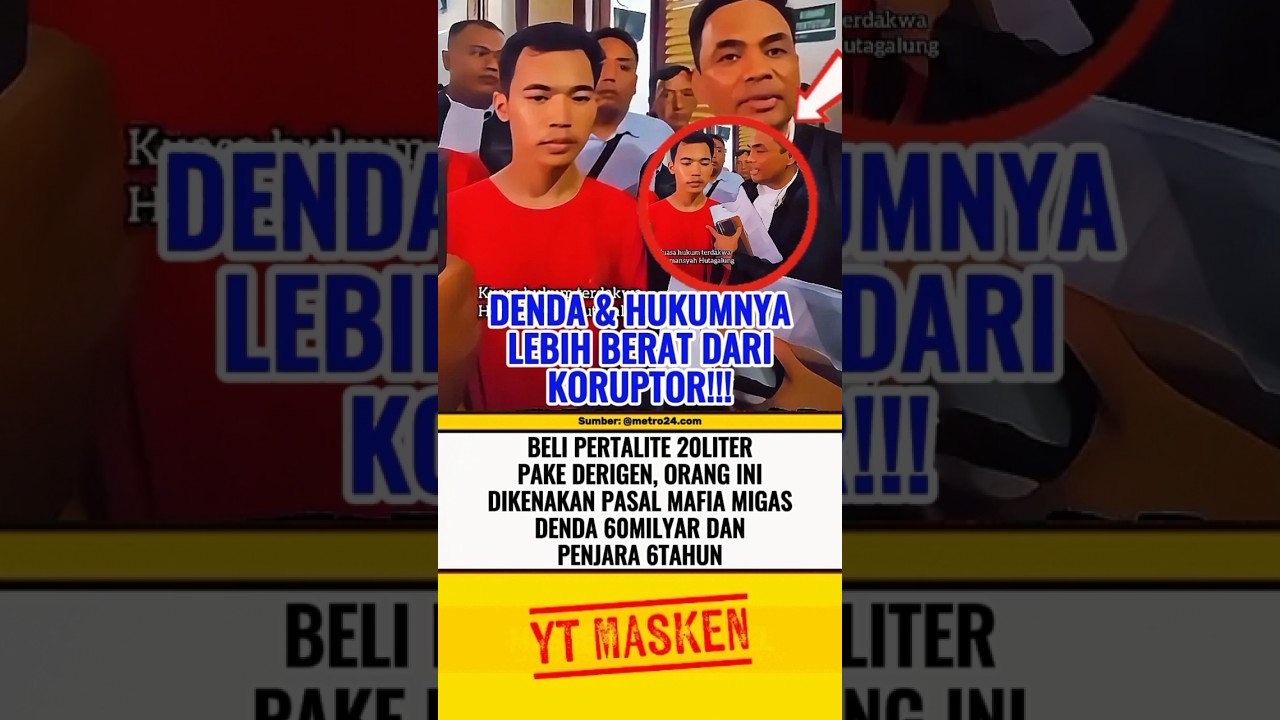 NGISI PERTALIT 20LITER PAKE DERIGEN DIDENDA 60MILYAR PENJARA 6TAHUN⁉️ #beritaterkini #trending #fyp