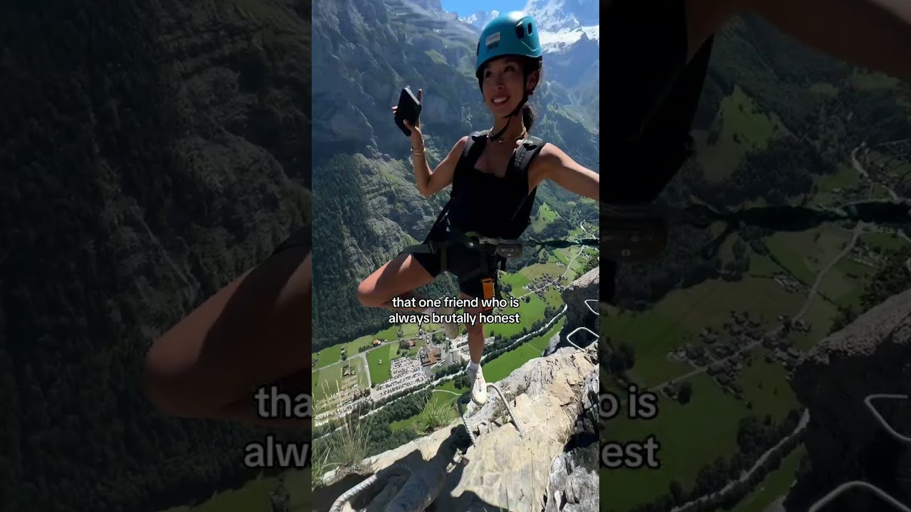 What doesn’t kill you makes you stronger 😭😂 loo #switzerland #adrenaline #hiking