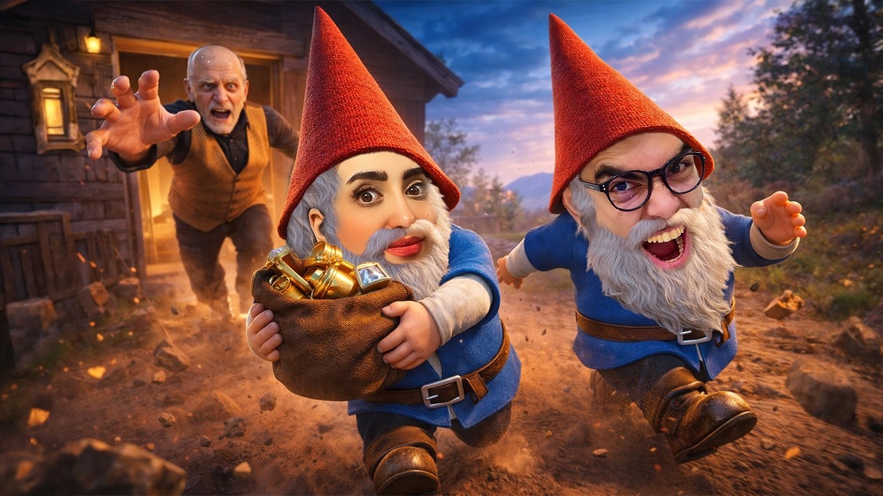 تحدي الاقزام السارقين الجديد 😈 مع ريما