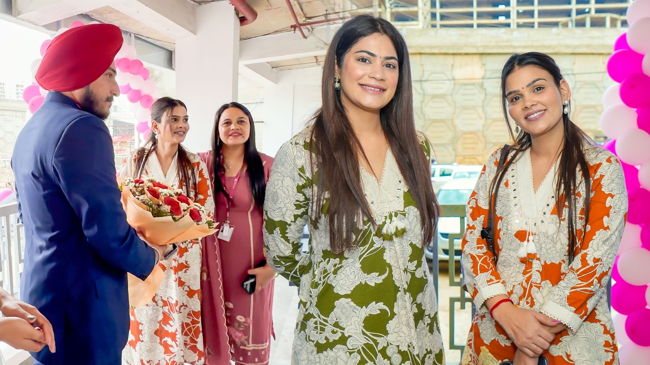 golu payal ka welcome hua new branch mai